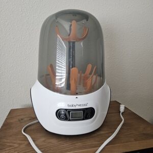 Baby Brezza Bottle Sterilizer - White and Orange